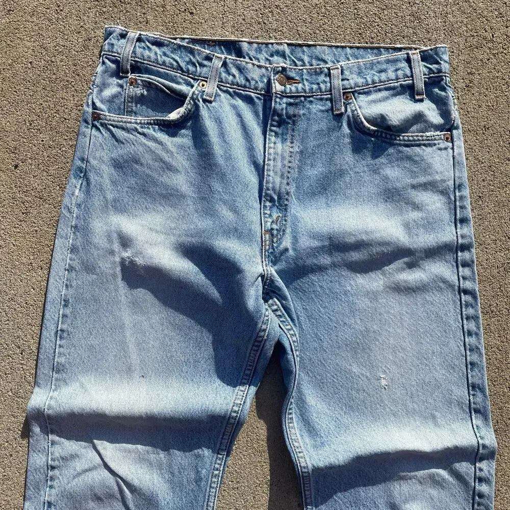 90s Levi’s 505 Orange Tab Straight Leg Denim Jeans 36x29